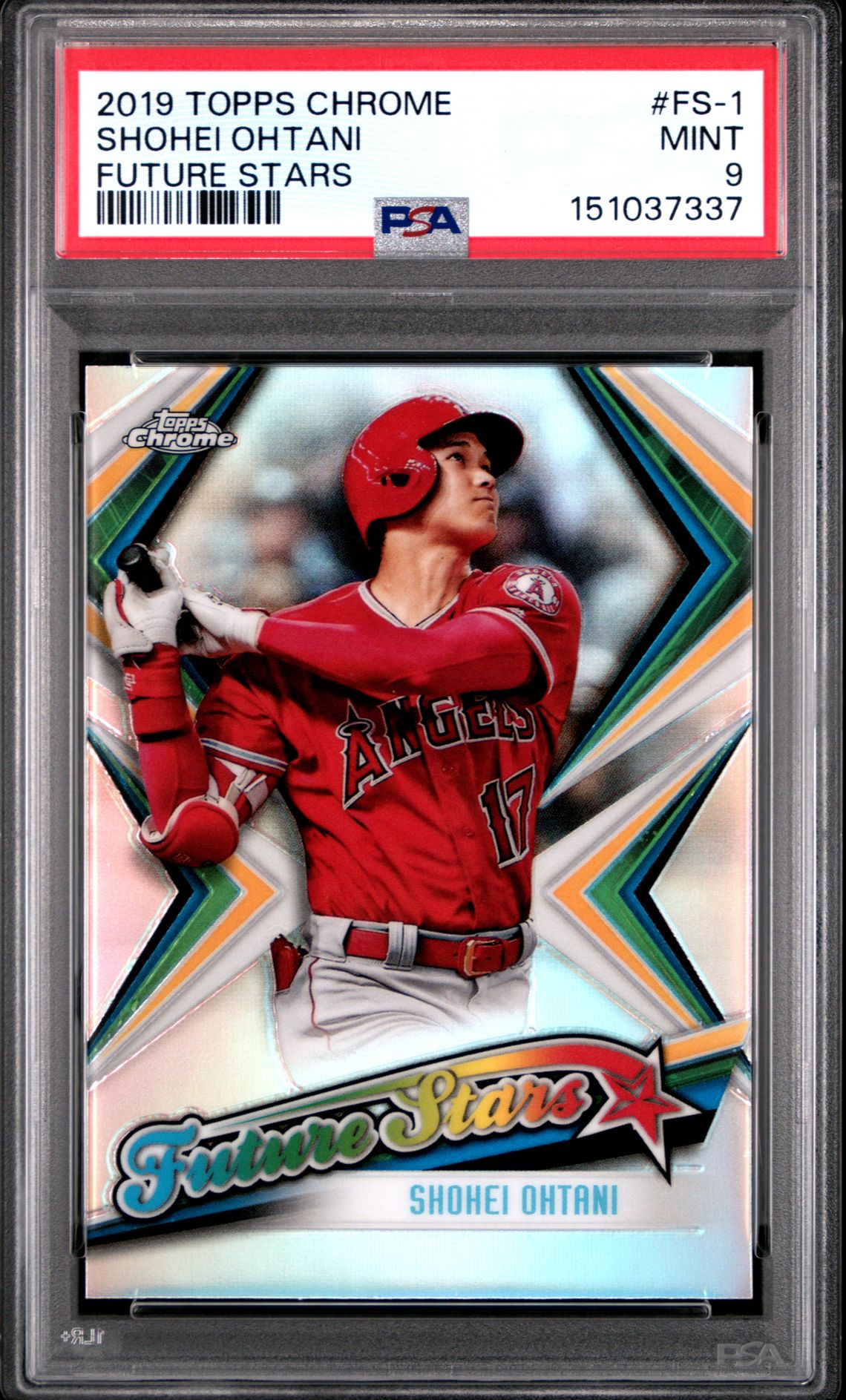 2019 Topps TOPPS CHROME FUTURE STARS #FS-1 Shohei Ohtani front