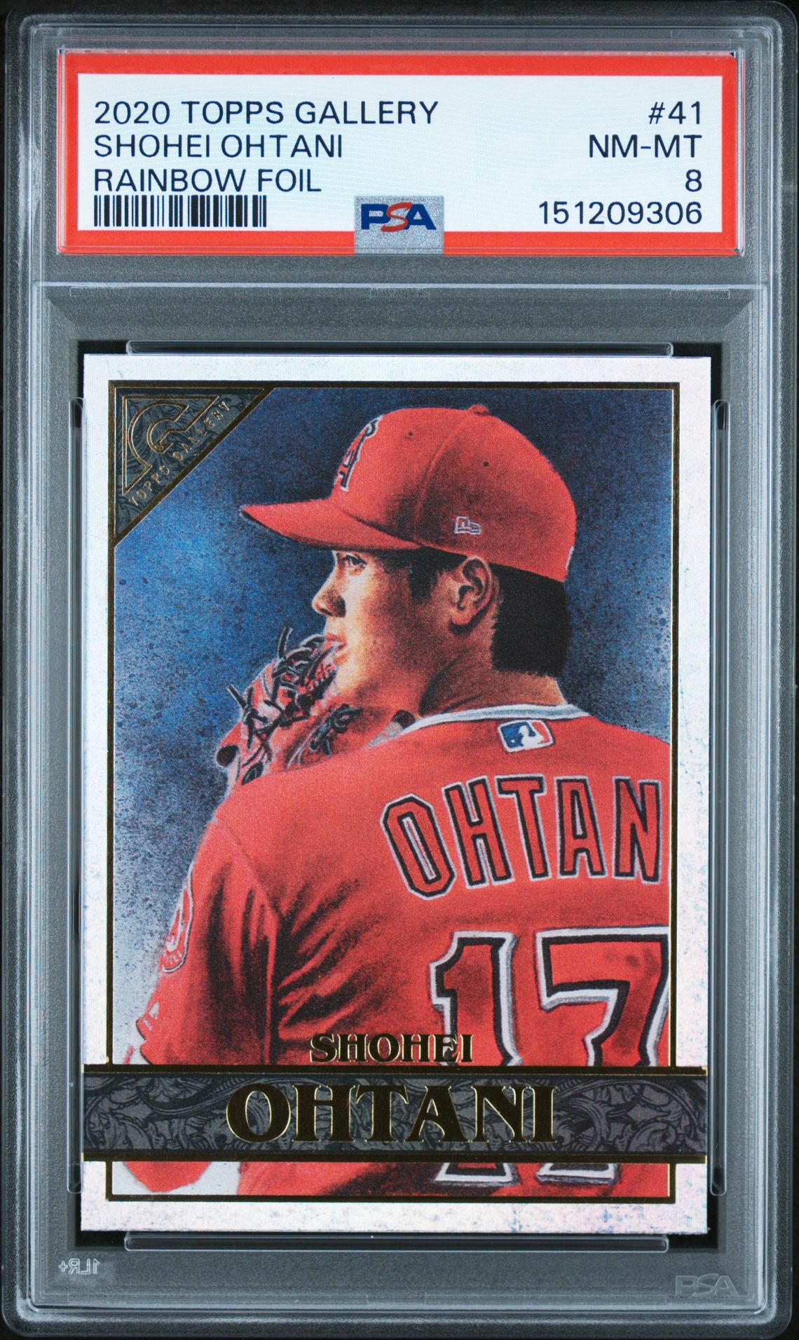 2020 Topps TOPPS GALLERY RAINBOW FOIL #41 Shohei Ohtani front