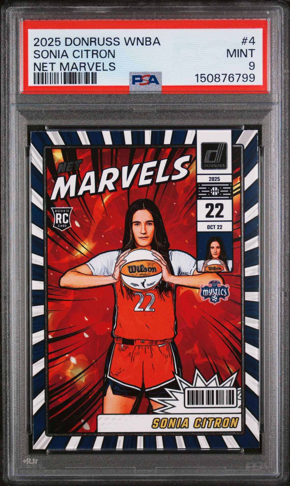 2025 Panini PANINI DONRUSS WNBA NET MARVELS #4 Sonia Citron front