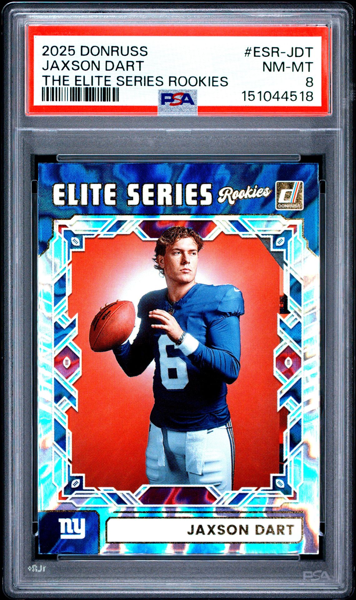 2025 Panini Donruss The Elite Series Rookies Jaxson Dart #Esr-Jdt Nm-Mt 8 front