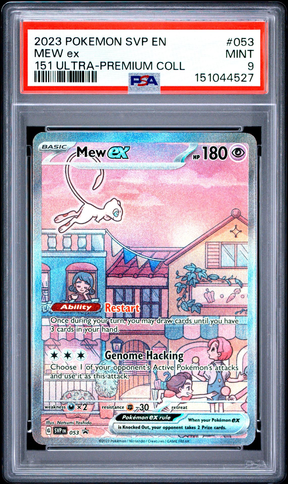 2023 Pokemon Svp En-Sv Black Star Promo Mew Ex #053 (151 Ultra-Premium Coll) Mint 9 front