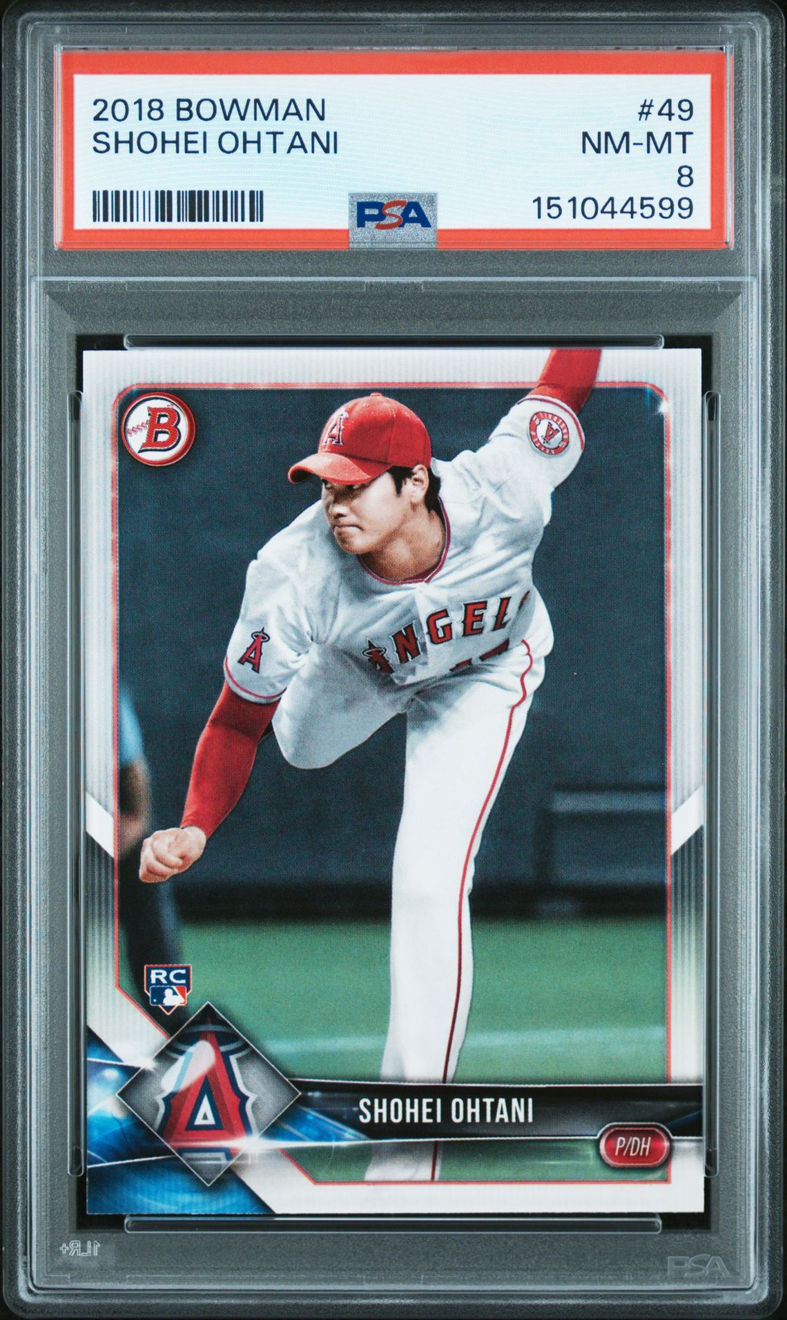 2018 Bowman Shohei Ohtani #49 Nm-Mt 8 front