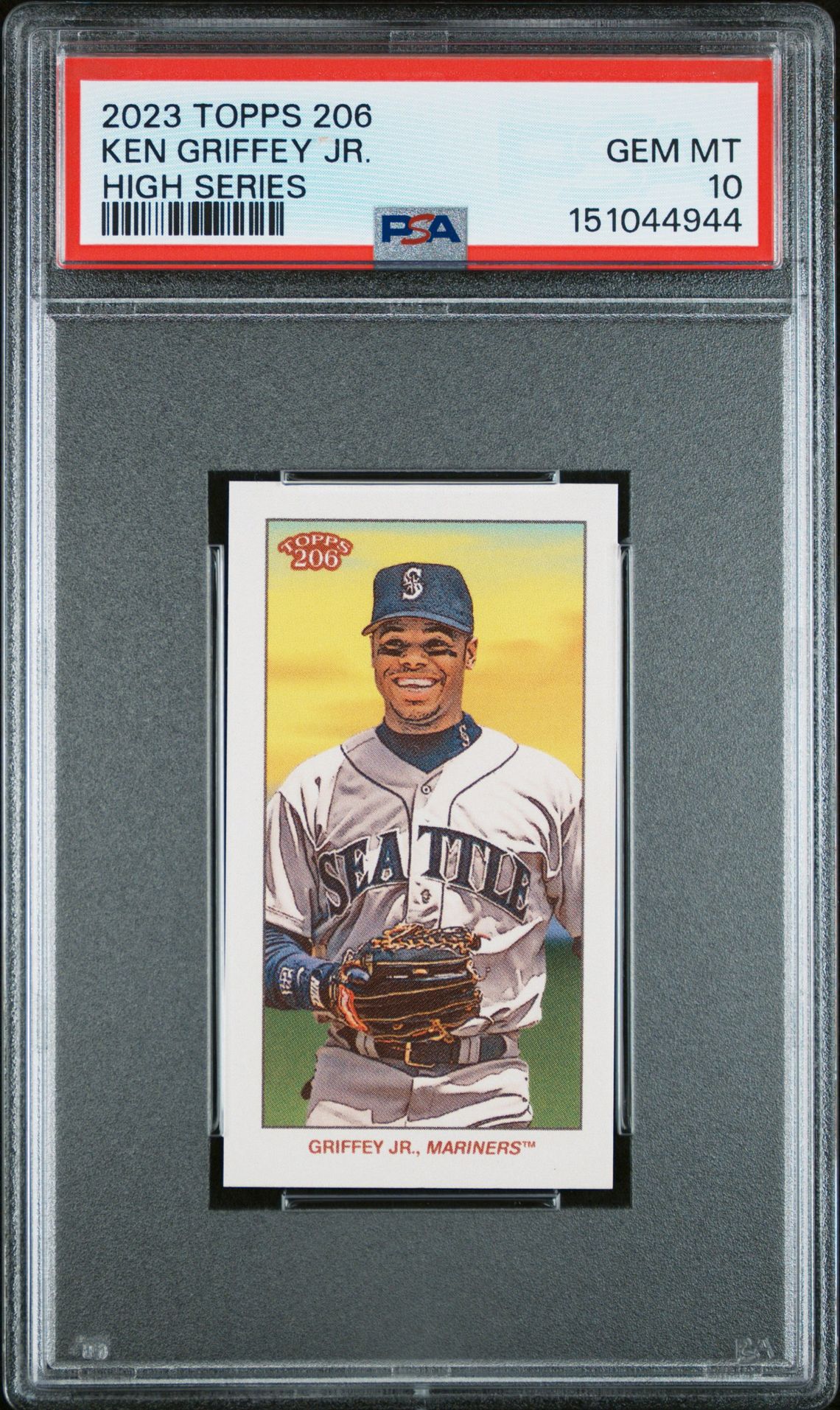 2023 Topps 206 High Series Ken Griffey Jr. Gem Mt 10 front
