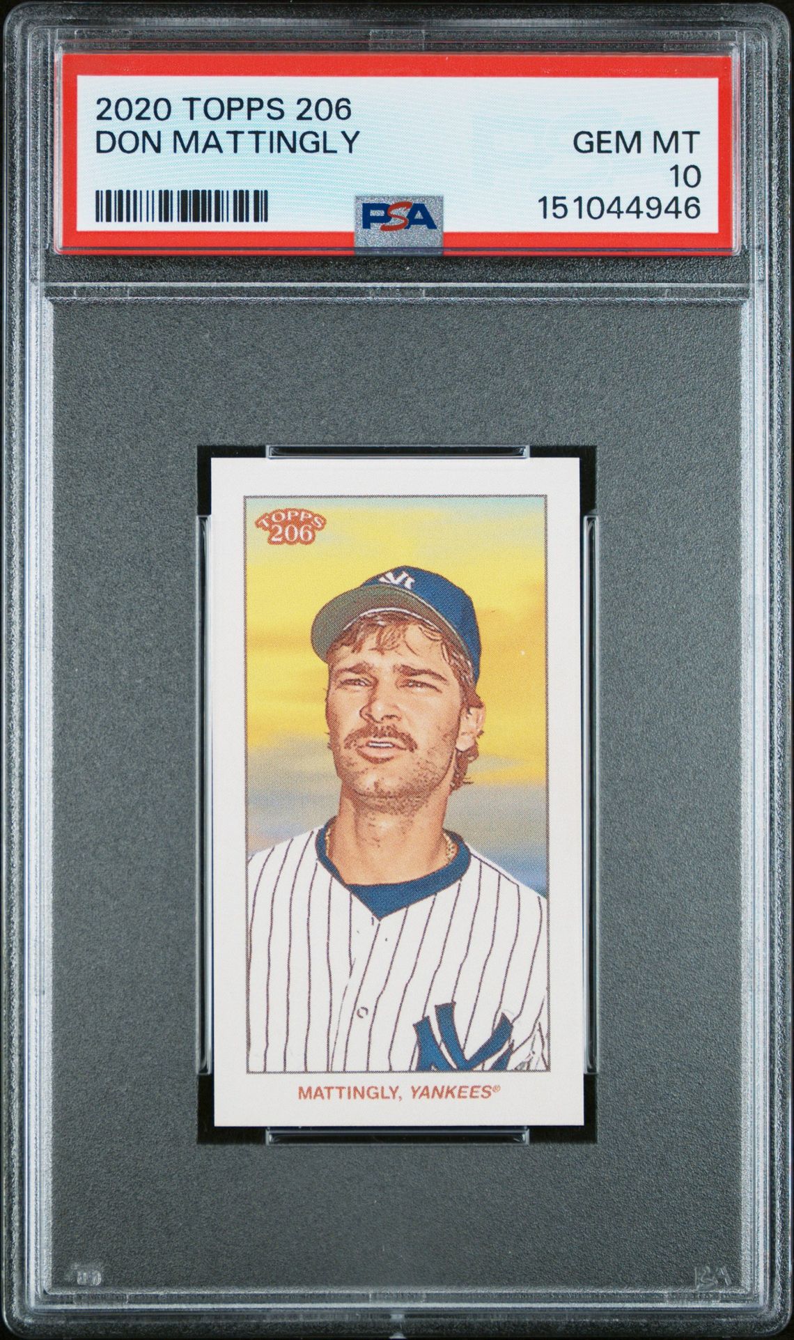 2020 Topps 206 Don Mattingly Gem Mt 10 front