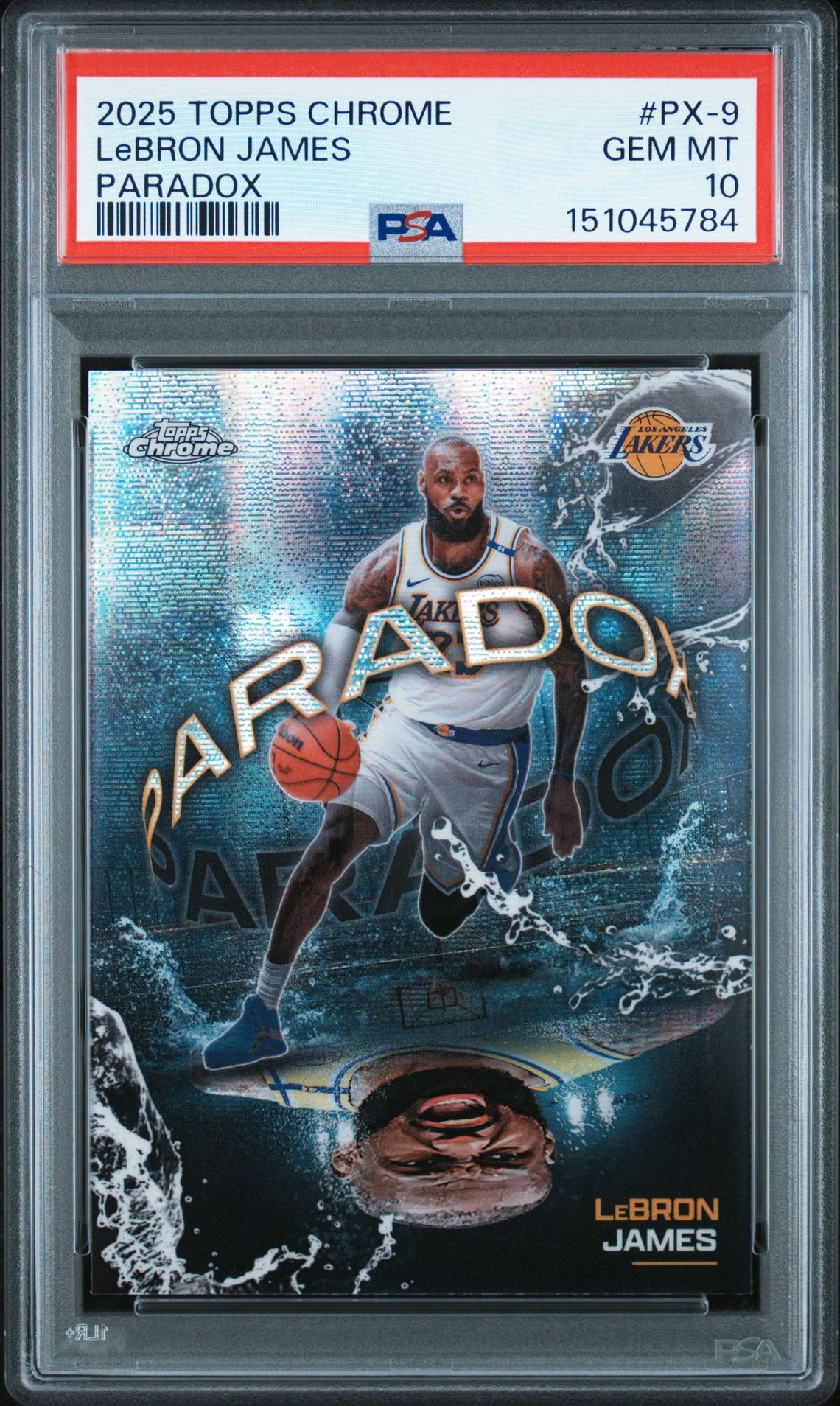2025 Topps Chrome Paradox Lebron James #Px-9 Gem Mt 10 front