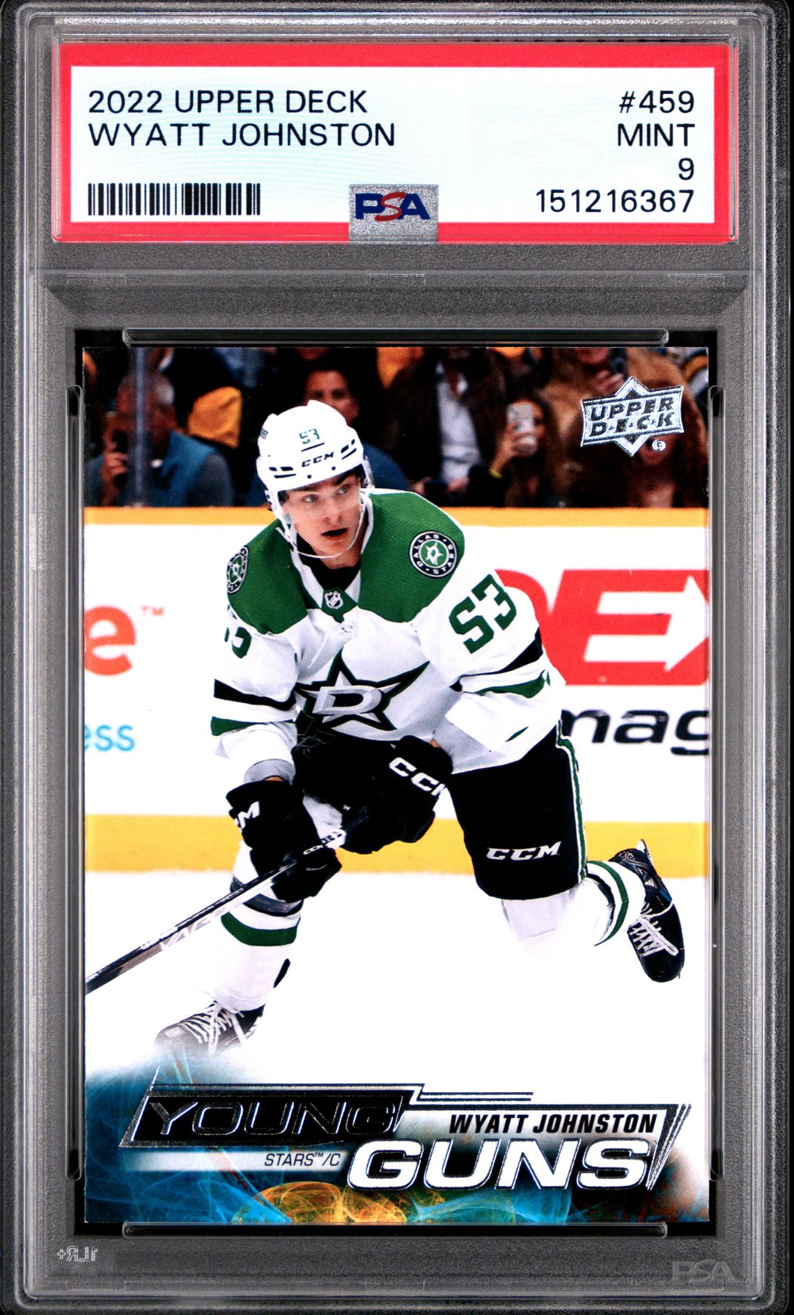 2022 Upper Deck Wyatt Johnston #459 Mint 9 front