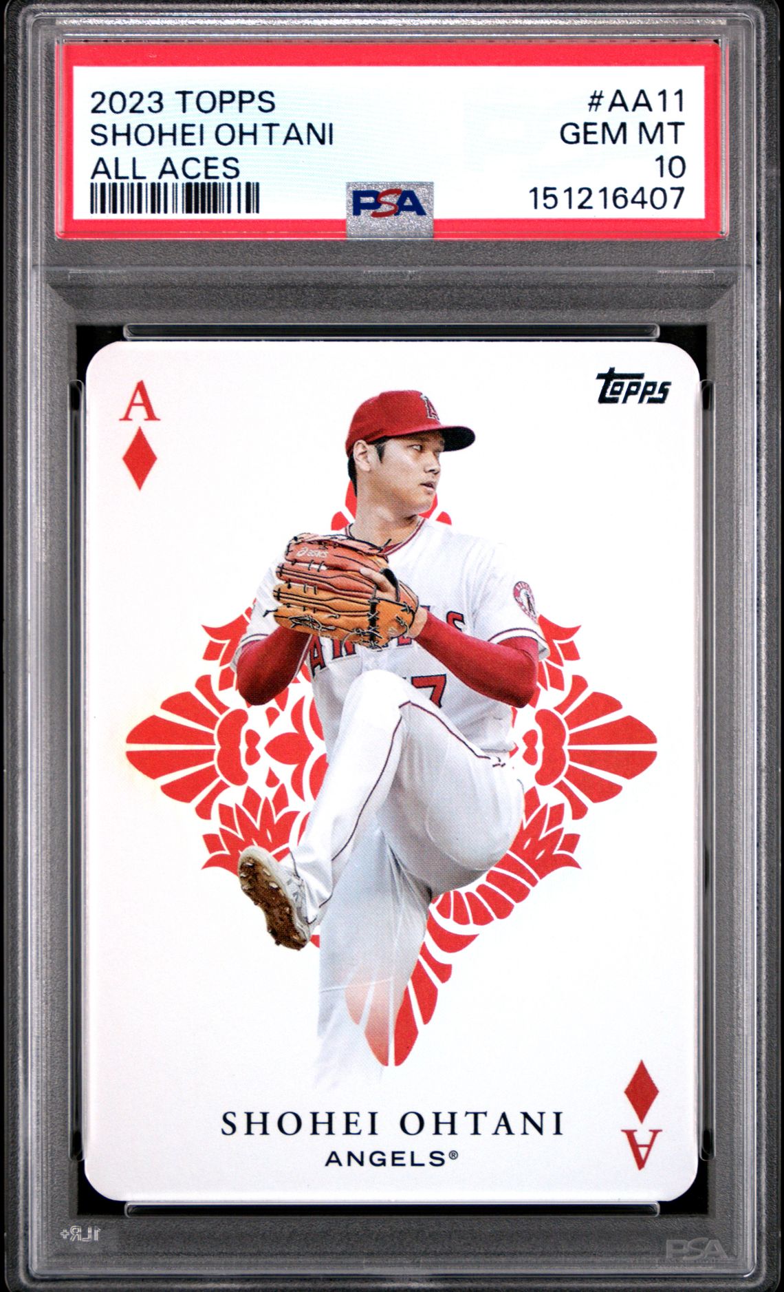 2023 Topps All Aces Shohei Ohtani #Aa11 (All Aces) Gem Mt 10 front