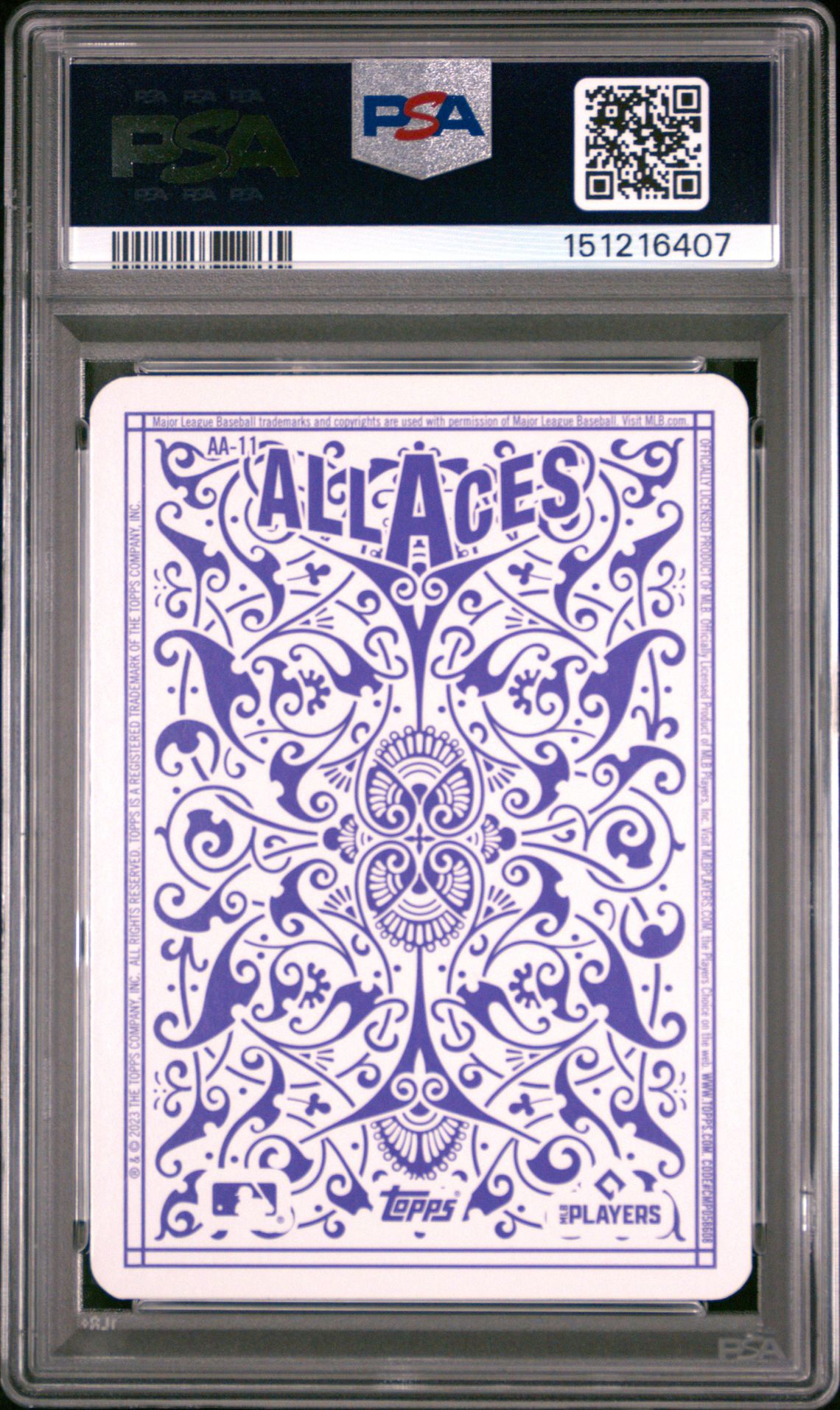 2023 Topps All Aces Shohei Ohtani #Aa11 (All Aces) Gem Mt 10 back