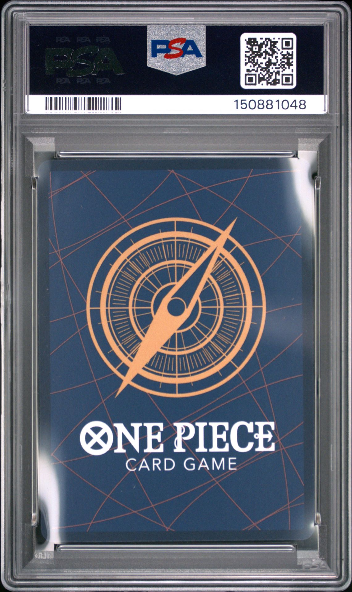 2025 One Piece Op13-Carrying On His Will Portgas D. Ace #119 (Alternate Art) Gem Mt 10 back view - PSA certificate #150881048