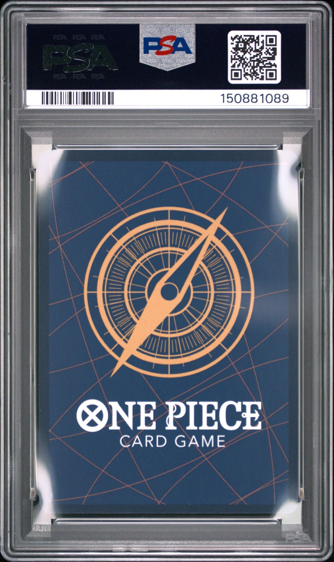 2025 One Piece Op13-Carrying On His Will Stussy #110 (Alternate Art) Gem Mt 10 back view - PSA certificate #150881089