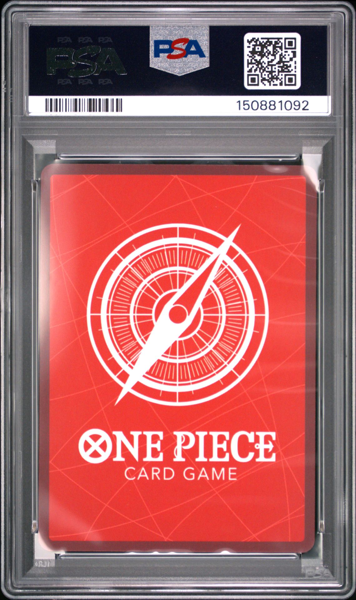 2024 One Piece Promos Monkey D. Luffy #060 (Sound Loader Volume.1) Gem Mt 10 back view - PSA certificate #150881092