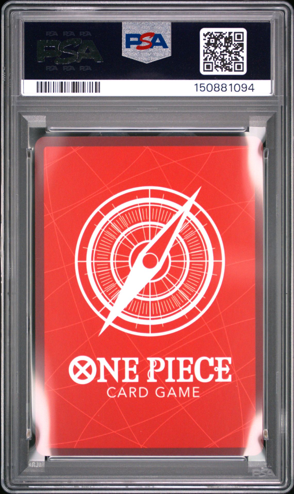 2024 One Piece Promos Monkey D. Luffy #060 (Sound Loader Volume.1) Gem Mt 10 back view - PSA certificate #150881094