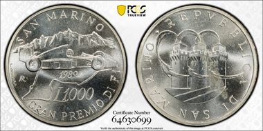 1989-R 1000 L Grand Prix MS67