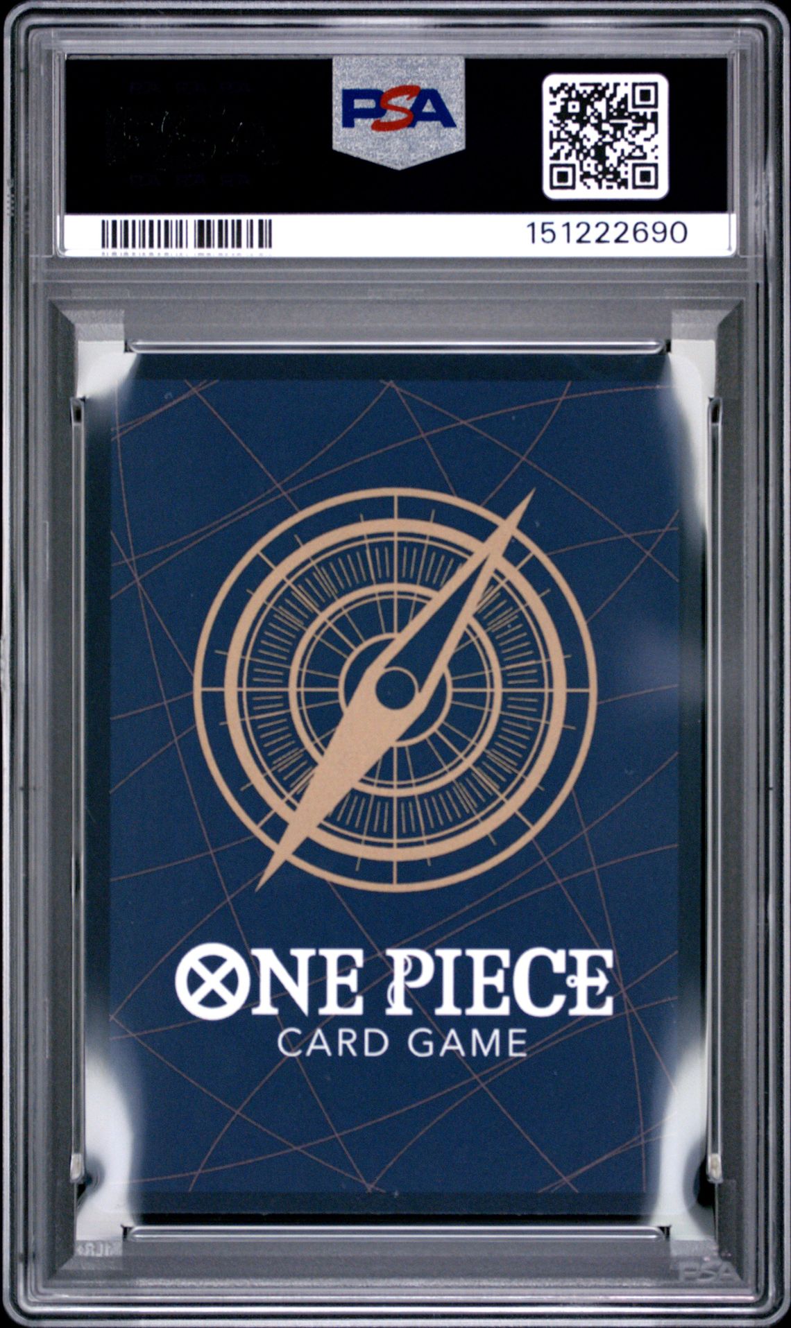 2025 One Piece Op10-Royal Blood Rebecca #058 Gem Mt 10 back view - PSA certificate #151222690