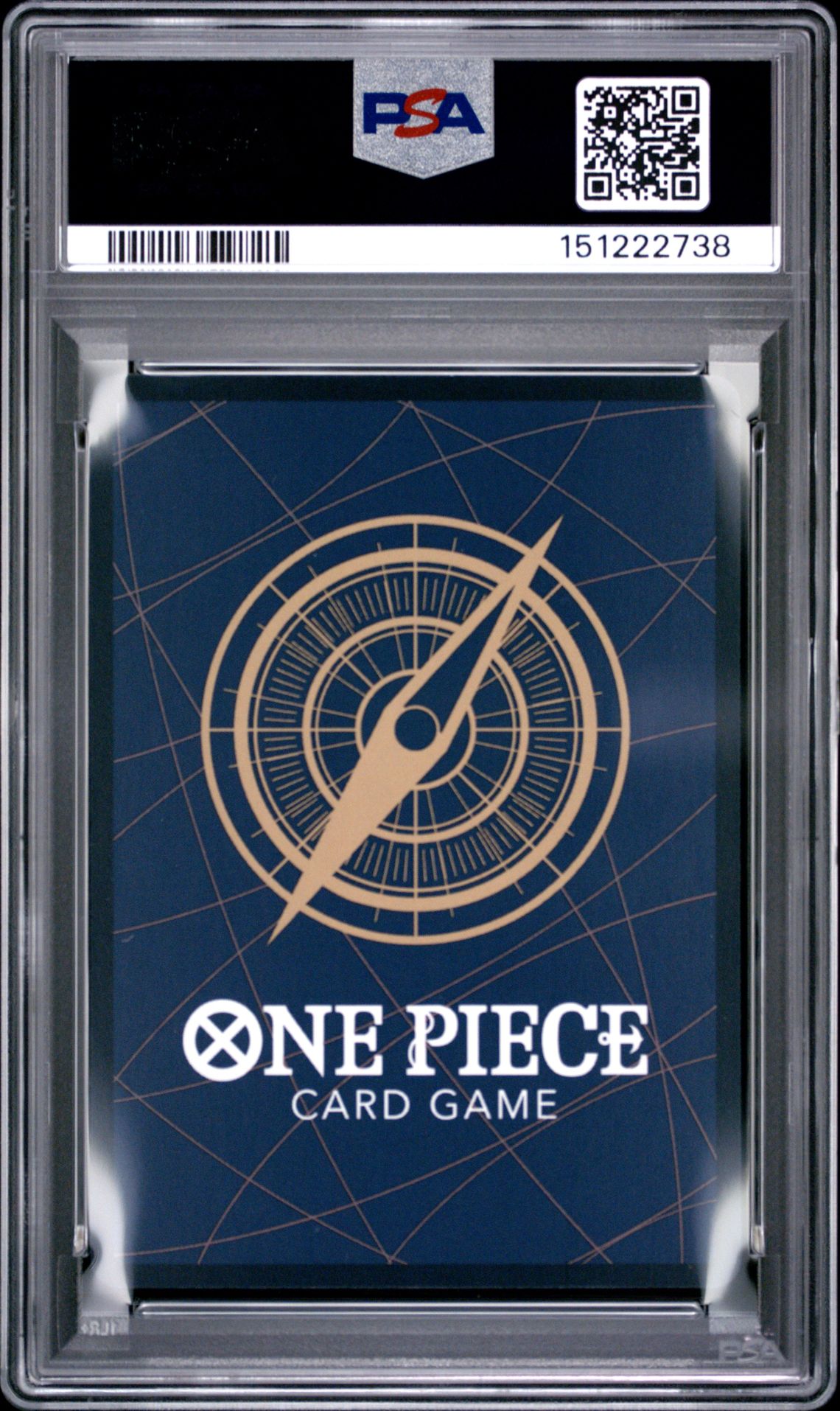 2022 One Piece Op01-Romance Dawn Monkey D. Luffy #024 (Alternate Art) Gem Mt 10 back view - PSA certificate #151222738