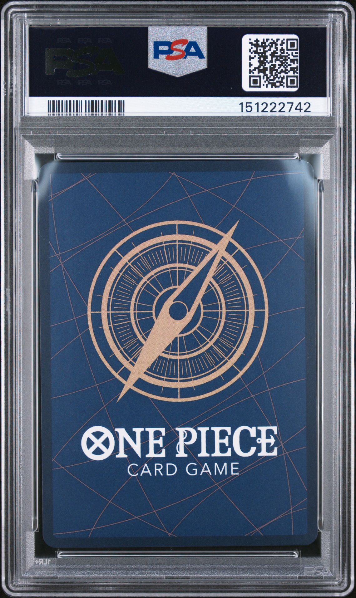 2024 One Piece Promos Monkey D. Luffy #041 (One Piece Emotion) Gem Mt 10 back view - PSA certificate #151222742