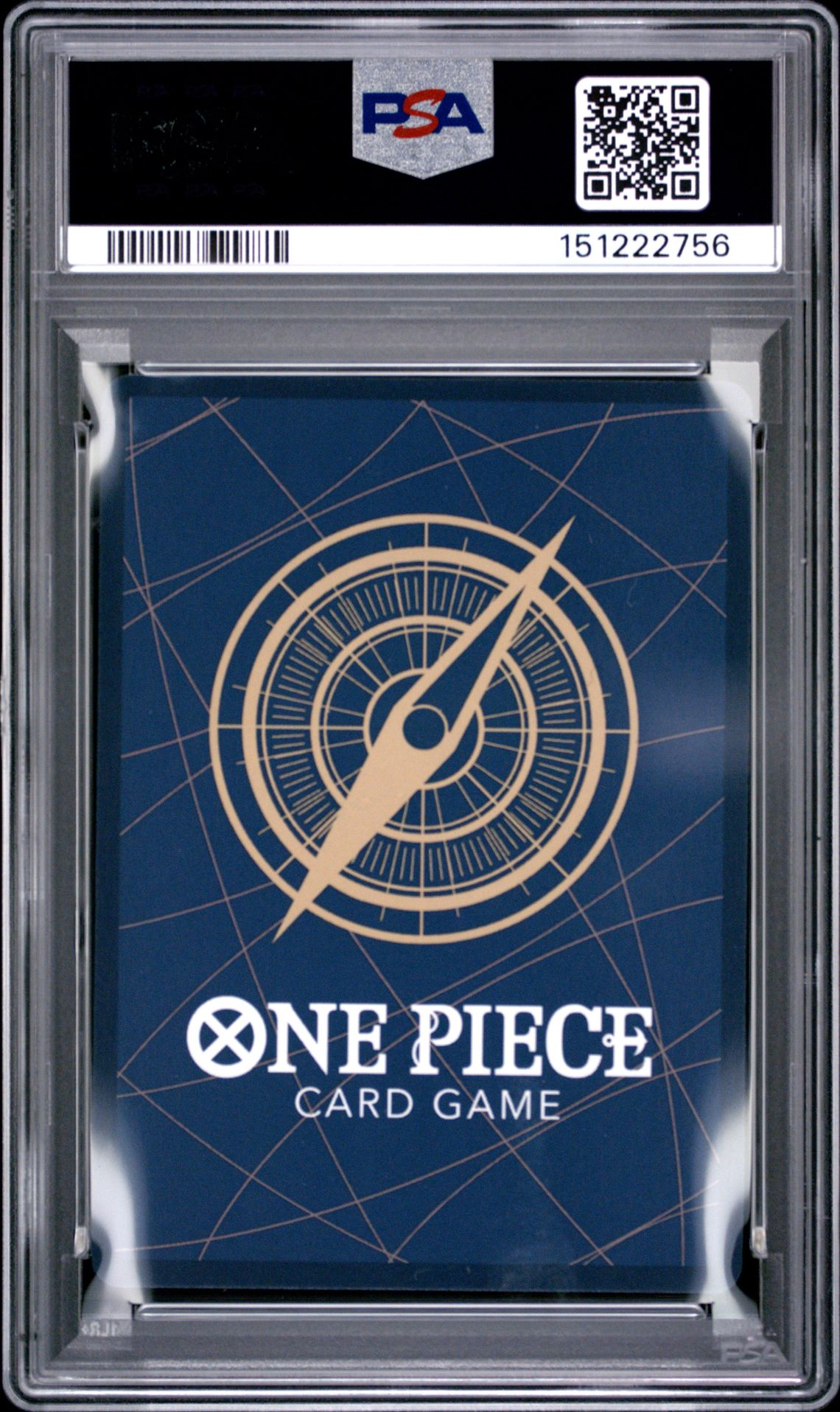 2022 One Piece Op01-Romance Dawn Dracule Mihawk #070 (Alternate Art-Errata) Gem Mt 10 back view - PSA certificate #151222756
