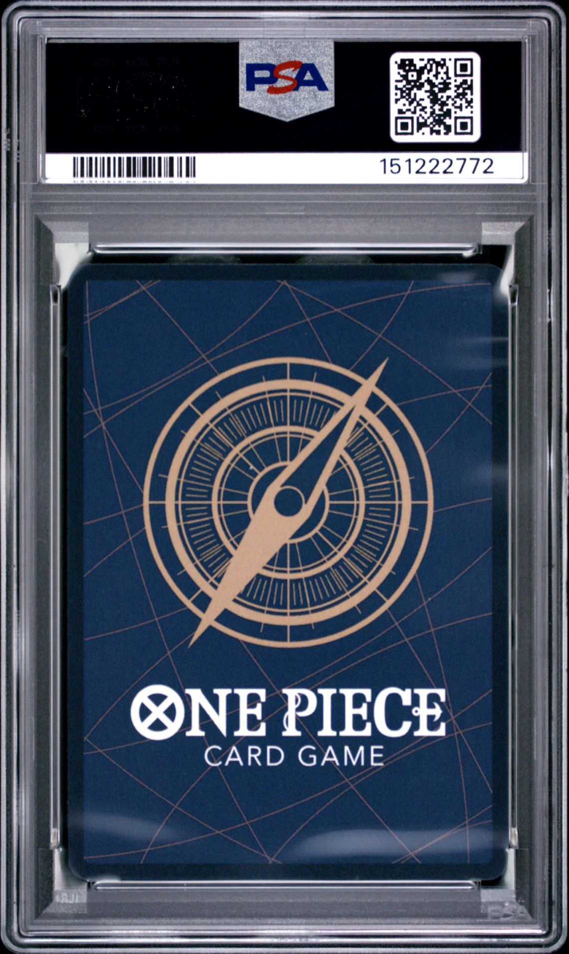 2025 One Piece Promos Roronoa Zoro #113 (Illustration Box Vol.3) Gem Mt 10 back view - PSA certificate #151222772