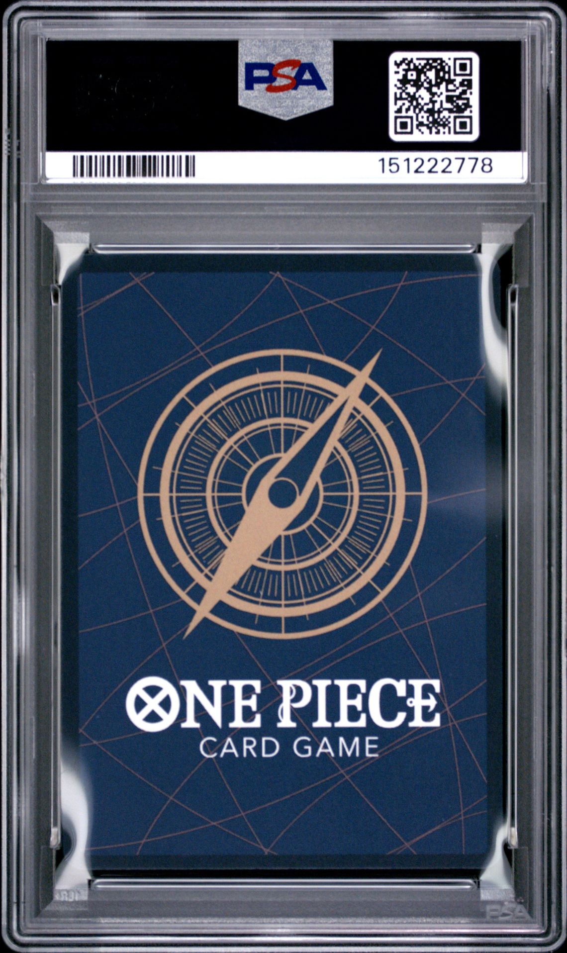2025 One Piece Promos Monkey D. Luffy #109 (Illustration Box Vol.3) Gem Mt 10 back view - PSA certificate #151222778