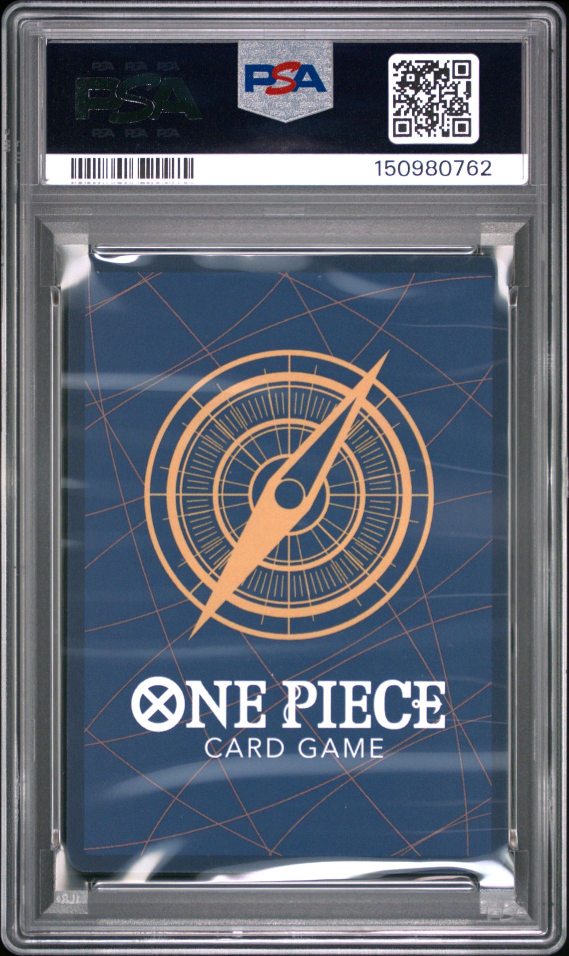 2025 One Piece Op10-Royal Blood Urouge #021 (Special Alternate Art) Gem Mt 10 back view - PSA certificate #150980762