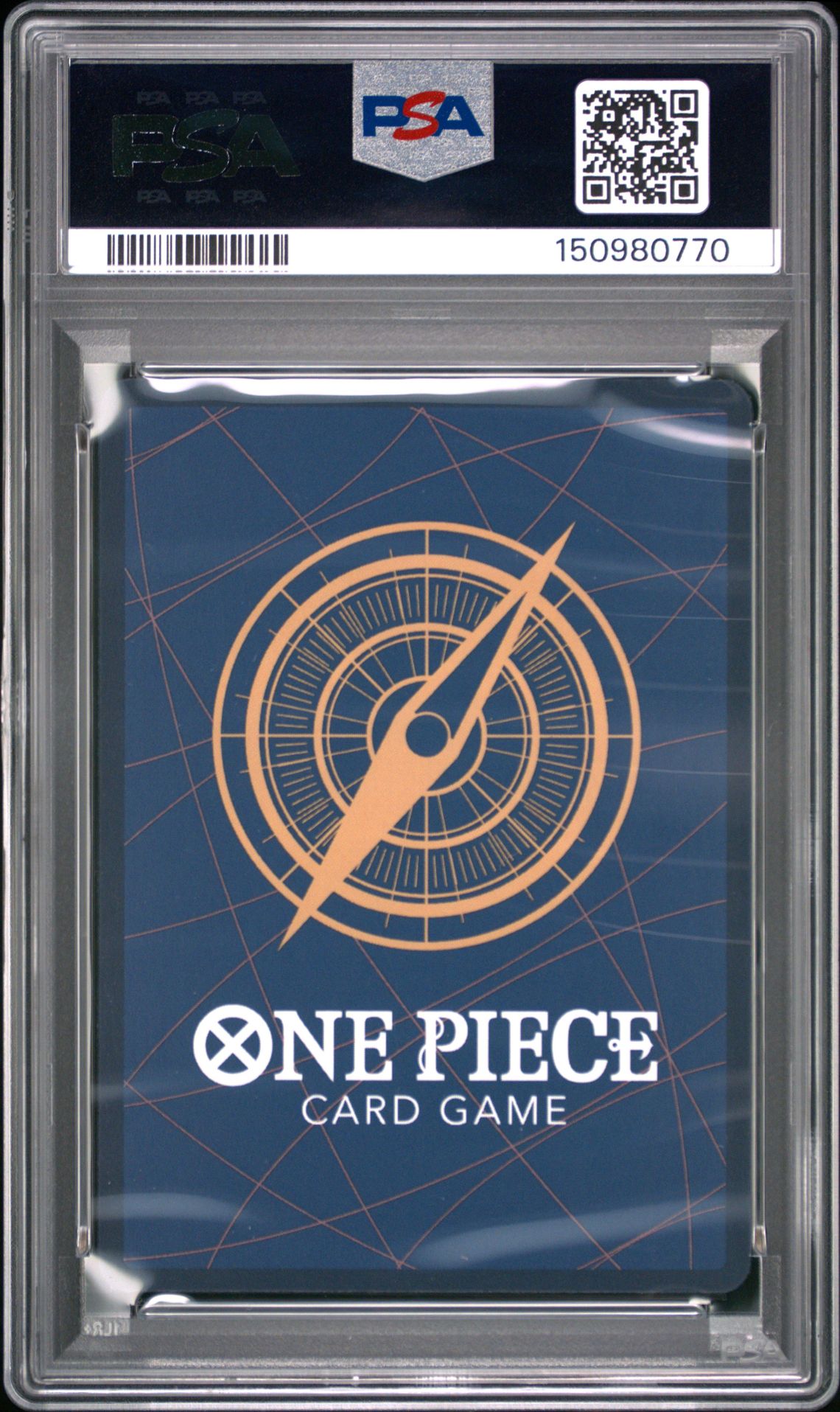 2024 One Piece Op08-Two Legends Nami #106 (Alternate Art) Gem Mt 10 back view - PSA certificate #150980770