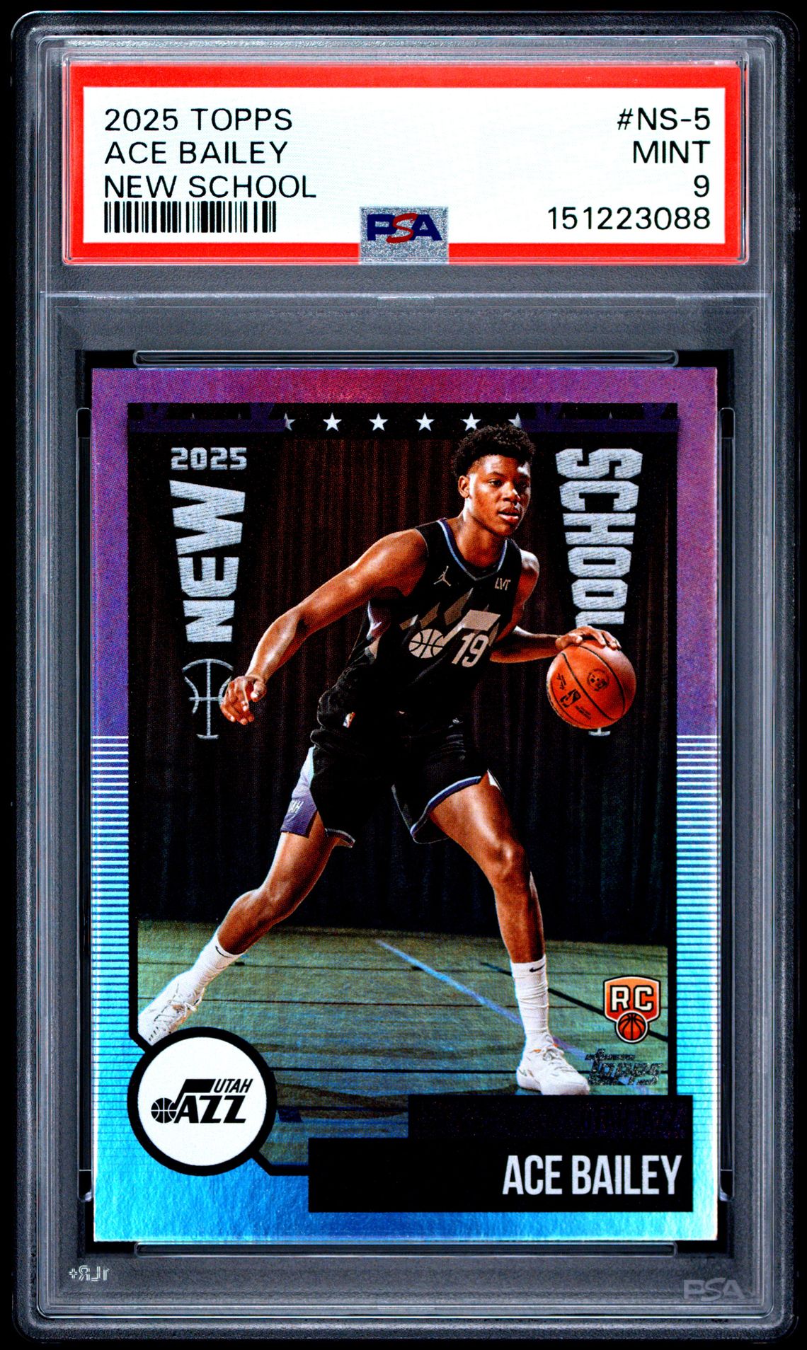 2025 Topps New School Ace Bailey #Ns-5 Mint 9 front