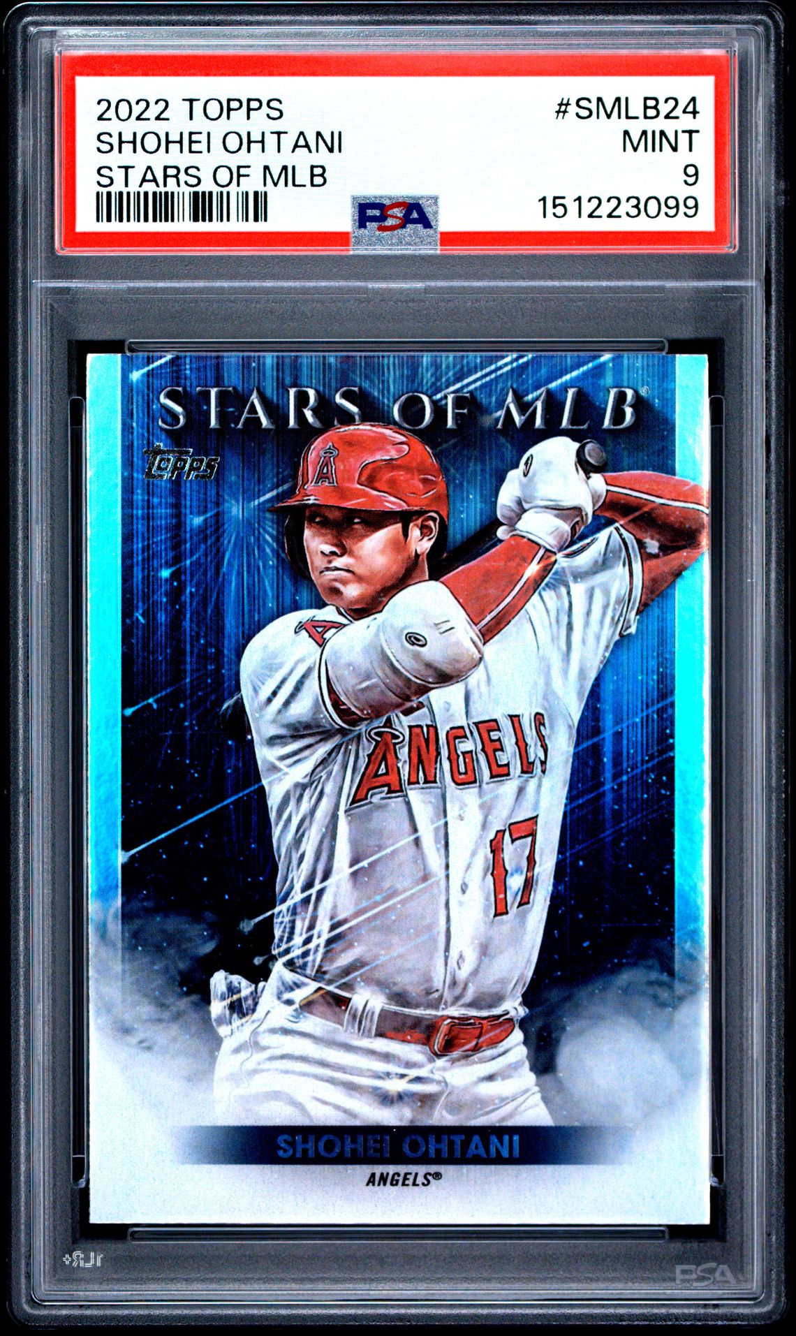 2022 Topps Stars Of Mlb Shohei Ohtani #Smlb24 (Stars Of Mlb) Mint 9 front