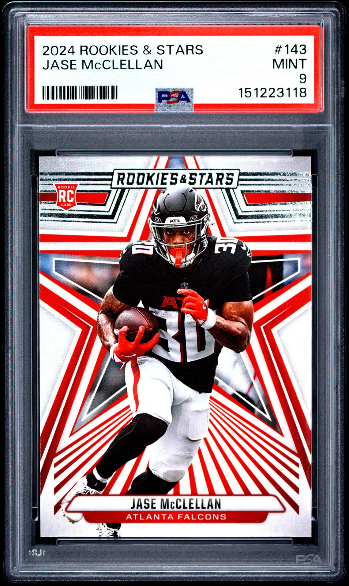 2024 Panini Rookies & Stars Jase Mcclellan #143 Mint 9 front