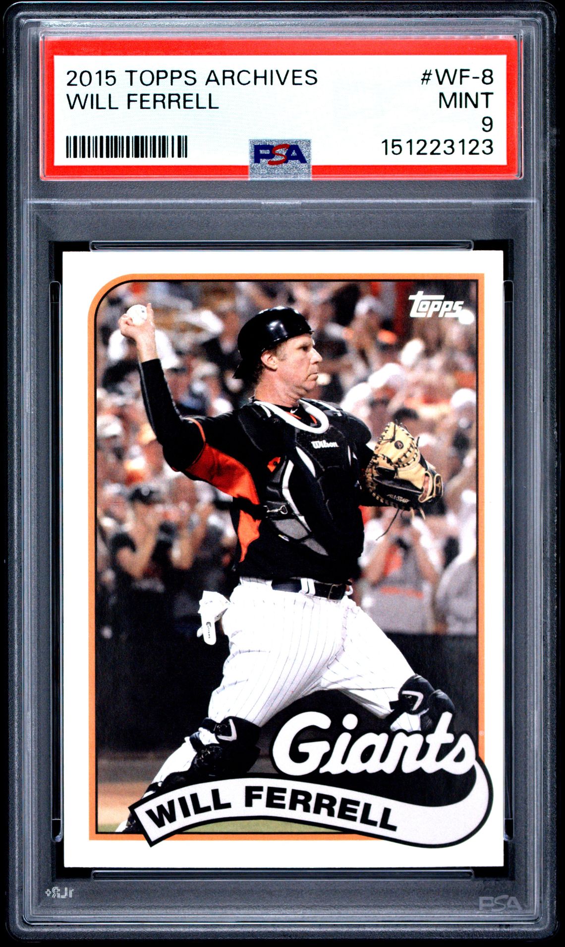 2015 Topps Archives Will Ferrell Will Ferrell #Wf-8 Mint 9 front
