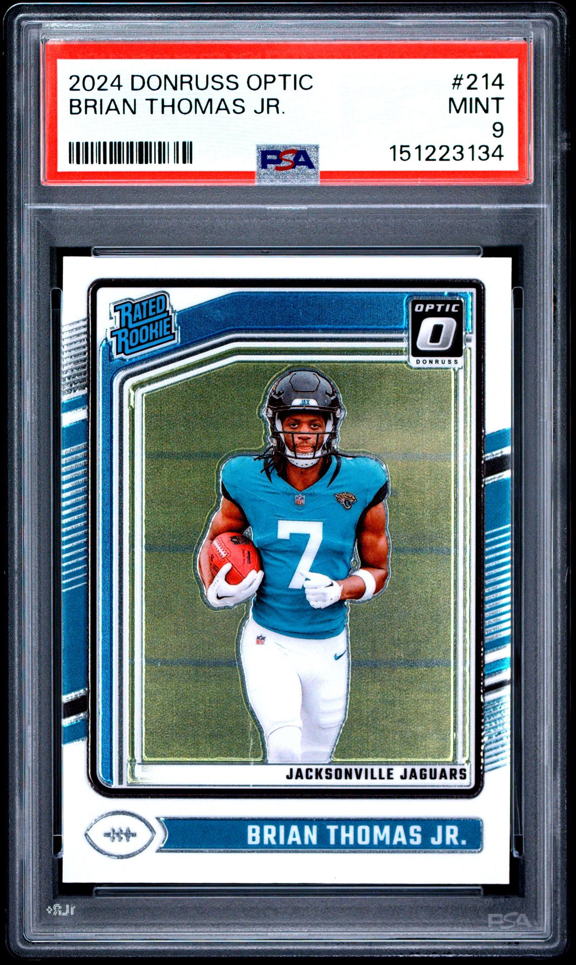 2024 Panini Donruss Optic Brian Thomas Jr. #214 Mint 9 front