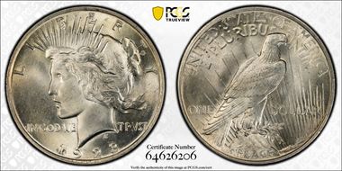 1923 $1 MS66
