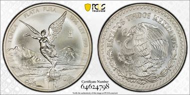 1996-Mo Onza Libertad Ag MS69
