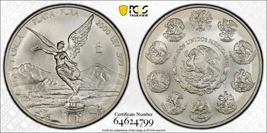 2000-Mo Onza Libertad Ag MS67