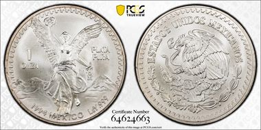 1994-Mo Onza Libertad Ag MS69