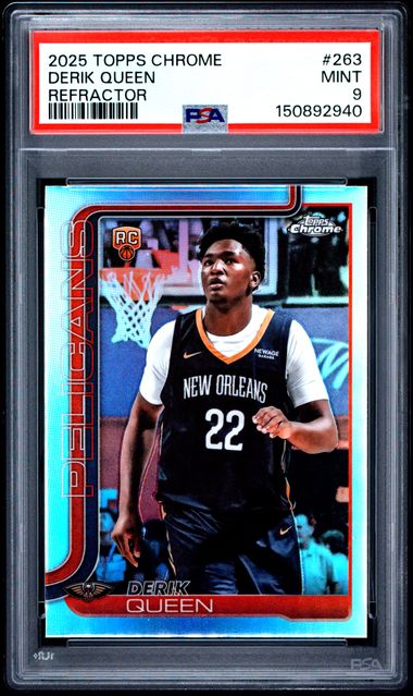 2025 Topps Topps Chrome Refractor #263 Derik front