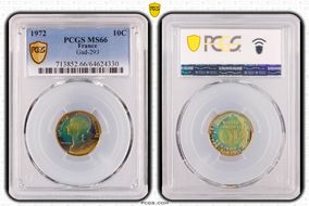 1972 10C Gad-293 MS66
