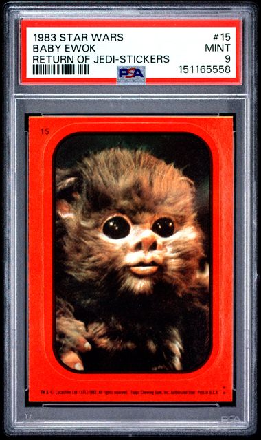 1983 Topps #15 Baby Ewok Return front