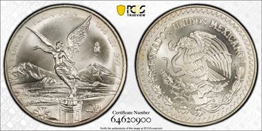 1998-Mo Onza Libertad Ag MS65