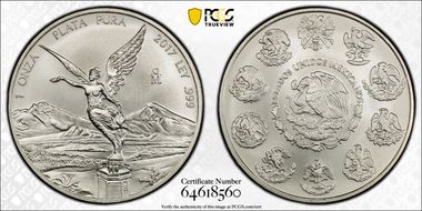 2017-Mo Onza Libertad Ag MS70