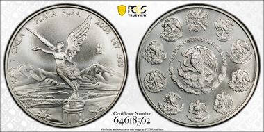 2008-Mo Onza Libertad Ag MS69