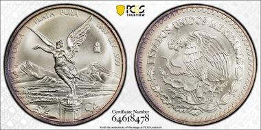 1997-Mo Onza Libertad Ag MS67