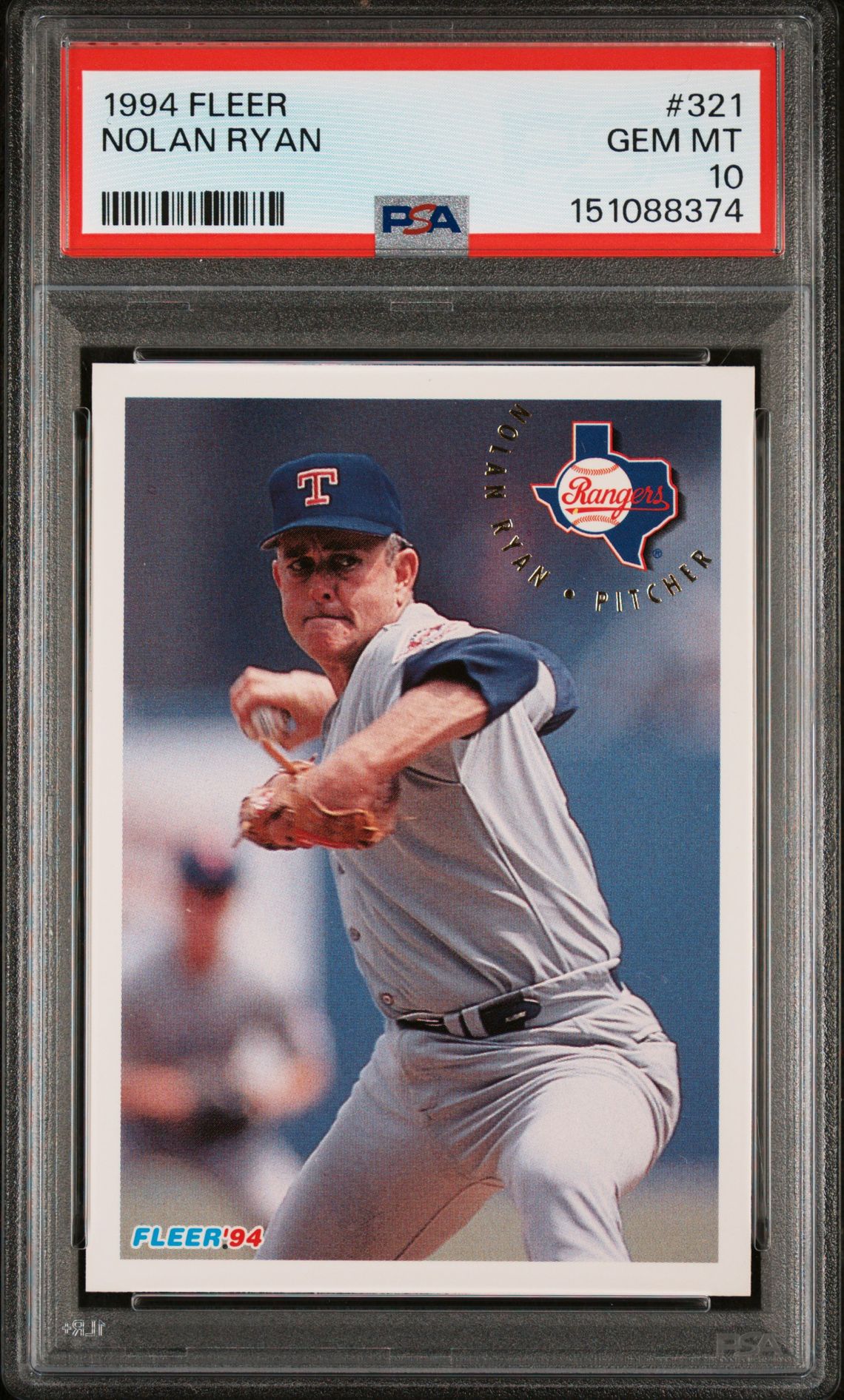 1994 Fleer #321 Nolan Ryan front