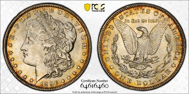 1896 $1 MS66