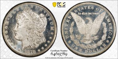 1878-CC $1 MS65DMPL