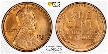 1929-S 1C MS66RD