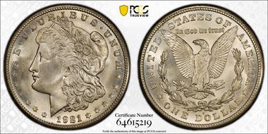 1921-S $1 MS65