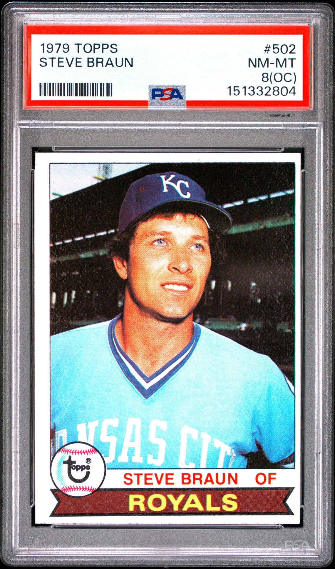 1979 Topps TOPPS #502 Steve Braun front