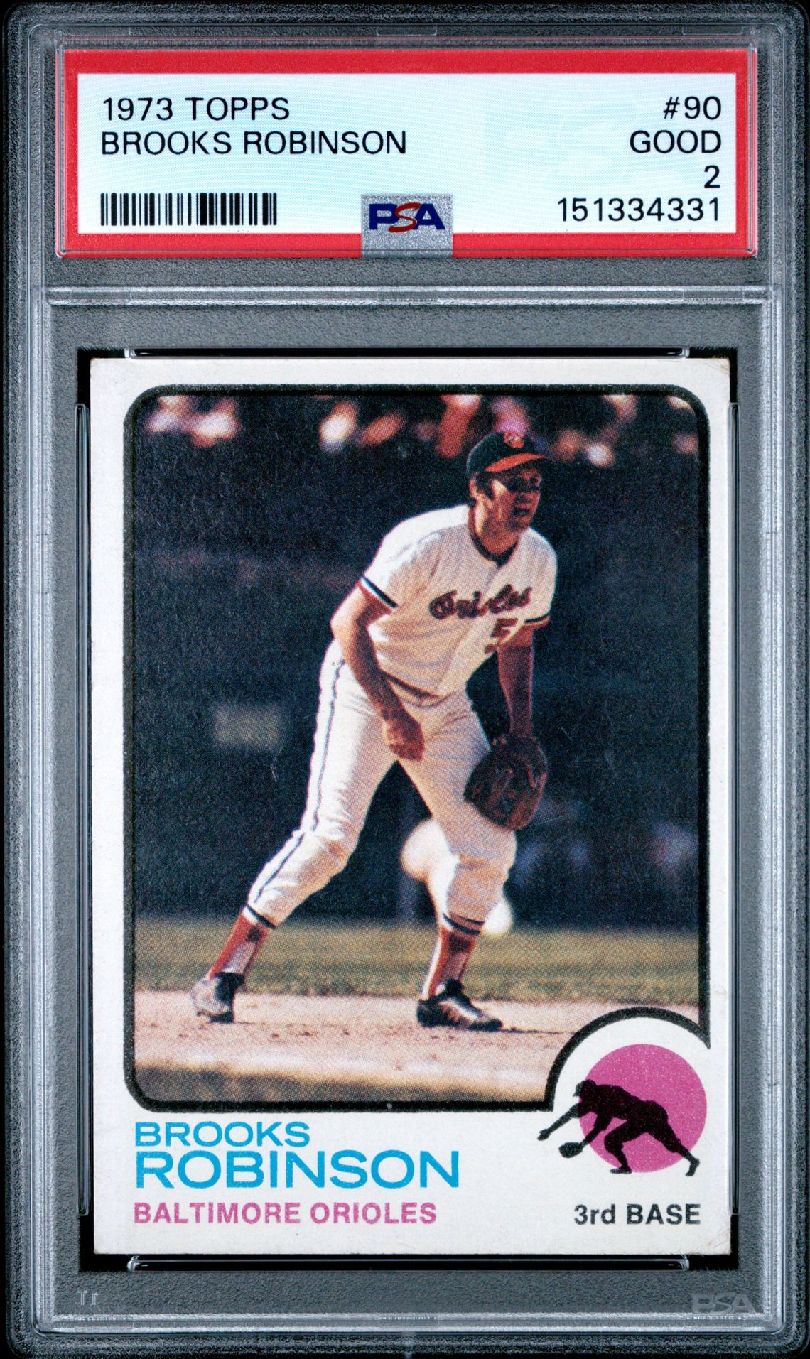 1973 Topps TOPPS #90 Brooks Robinson front