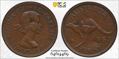 1962 Y. (p) 1D MS63BN