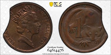 1988 1C MS63RB